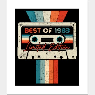 Best Of 1983 Cassette Tape 39 Birthday Gifts 39 Year Old Posters and Art